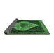 Sideview of Persian Emerald Green Traditional Rug, tr2241emgrn