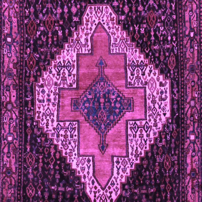Machine Washable Persian Purple Traditional Area Rugs, wshtr2241pur