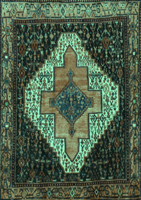 Persian Turquoise Traditional Rug, tr2241turq