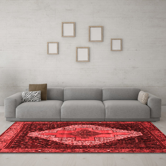 Traditional Red Washable Rugs