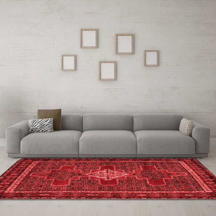 Traditional Red Washable Rugs