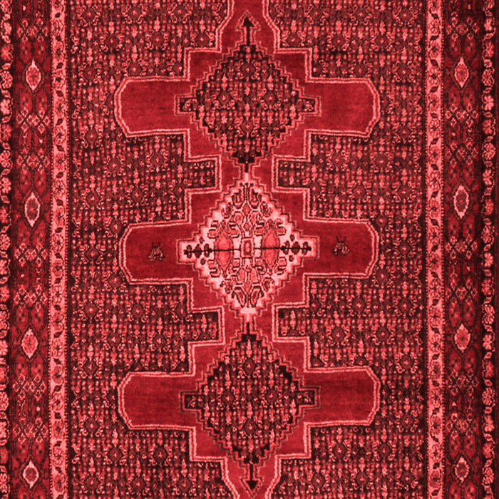 Machine Washable Persian Red Traditional Rug, wshtr2242red