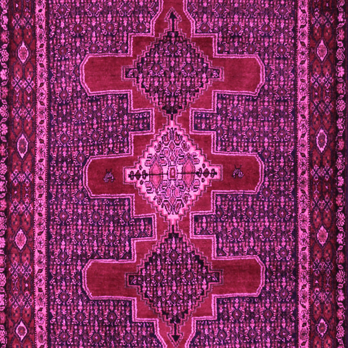 Machine Washable Persian Pink Traditional Rug, wshtr2242pnk