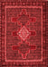 Persian Red Traditional Area Rugs