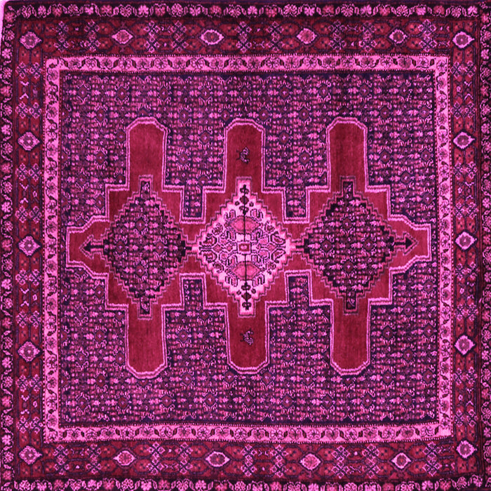 Square Persian Pink Traditional Rug, tr2242pnk