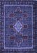 Machine Washable Persian Blue Traditional Rug, wshtr2242blu