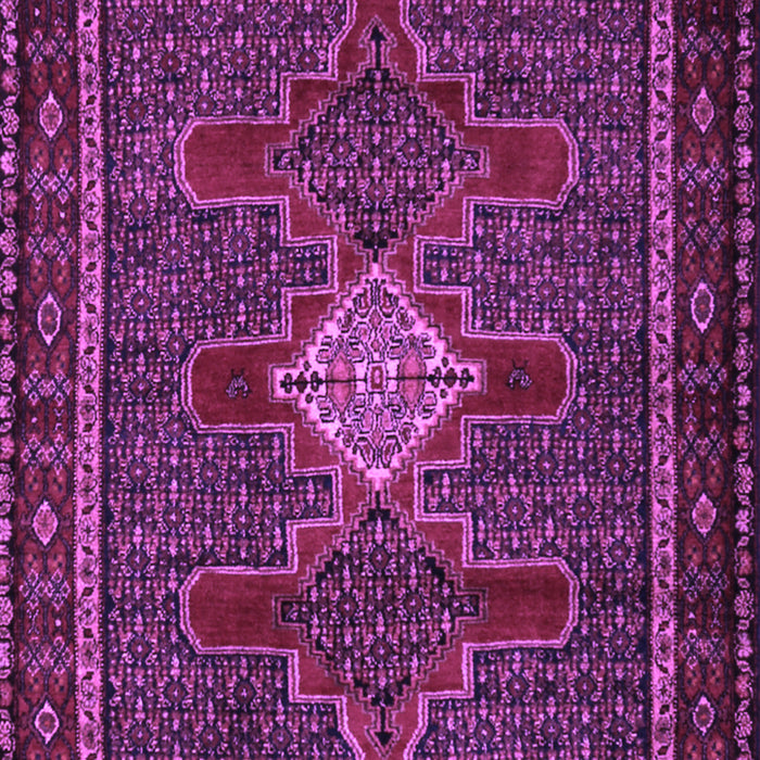 Machine Washable Persian Purple Traditional Area Rugs, wshtr2242pur