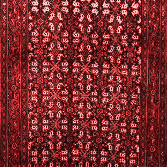 Machine Washable Persian Red Traditional Rug, wshtr2243red