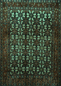 Persian Turquoise Traditional Rug, tr2243turq