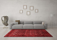 Machine Washable Persian Red Traditional Rug, wshtr2243red