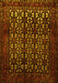 Machine Washable Persian Yellow Traditional Rug, wshtr2243yw