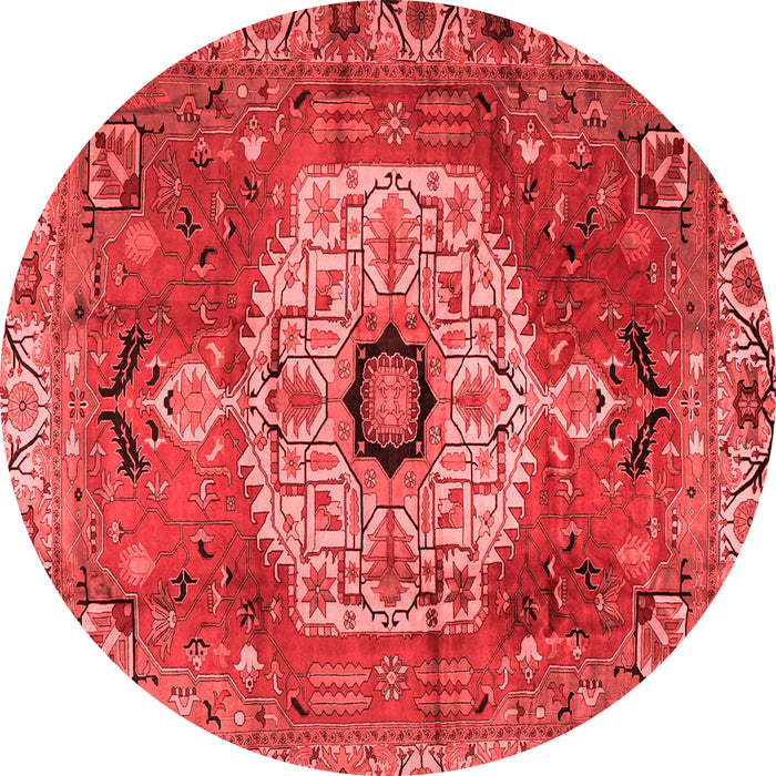Machine Washable Persian Red Traditional Rug, wshtr2244red