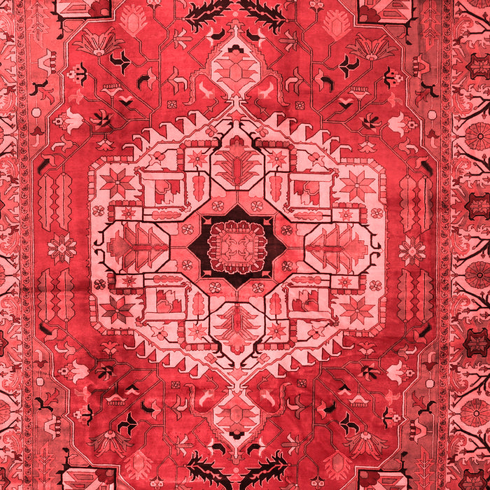 Machine Washable Persian Red Traditional Rug, wshtr2244red