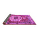 Sideview of Persian Purple Traditional Rug, tr2244pur