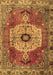 Machine Washable Persian Brown Traditional Rug, wshtr2244brn