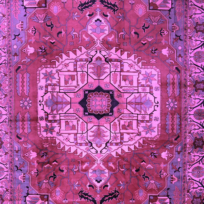 Machine Washable Persian Purple Traditional Area Rugs, wshtr2244pur