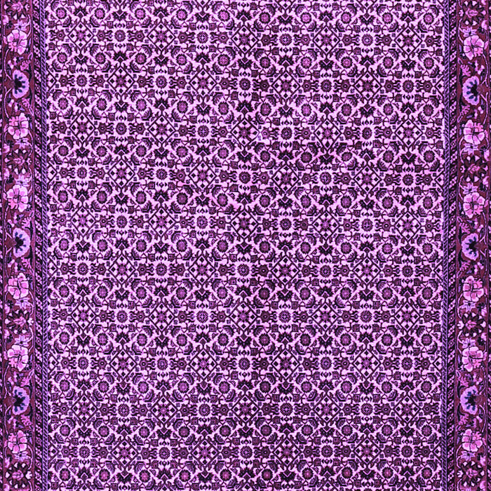 Machine Washable Persian Purple Traditional Area Rugs, wshtr2245pur