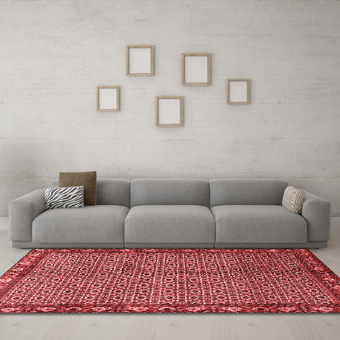 Traditional Red Washable Rugs