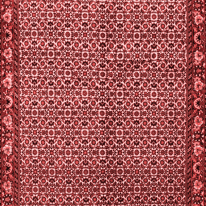Machine Washable Persian Red Traditional Rug, wshtr2245red