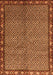 Persian Orange Traditional Rug, tr2245org