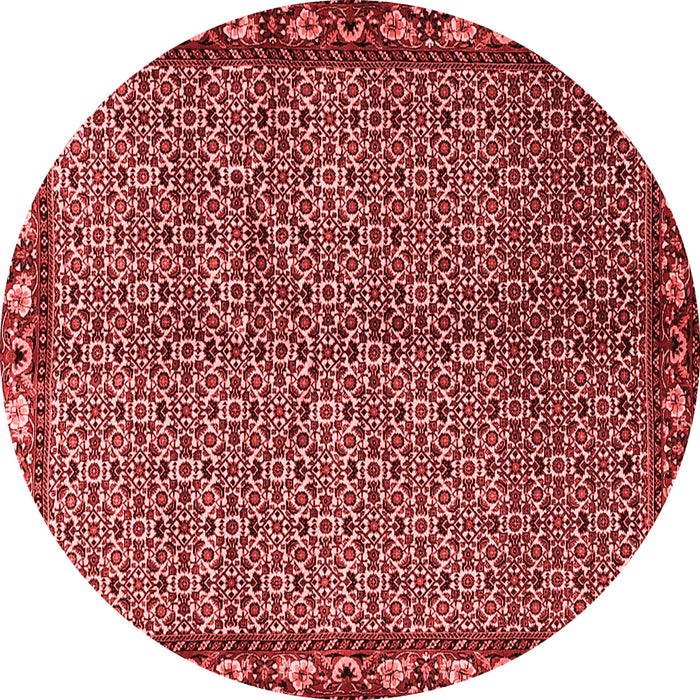 Machine Washable Persian Red Traditional Rug, wshtr2245red