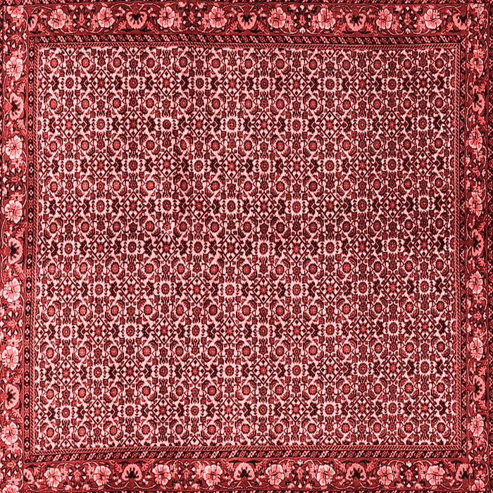Machine Washable Persian Red Traditional Rug, wshtr2245red