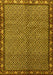 Persian Yellow Traditional Rug, tr2245yw