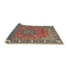 Sideview of Traditional Light French Beige Brown Persian Rug, tr2246