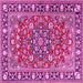 Square Persian Pink Traditional Rug, tr2246pnk