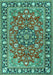 Persian Turquoise Traditional Rug, tr2246turq