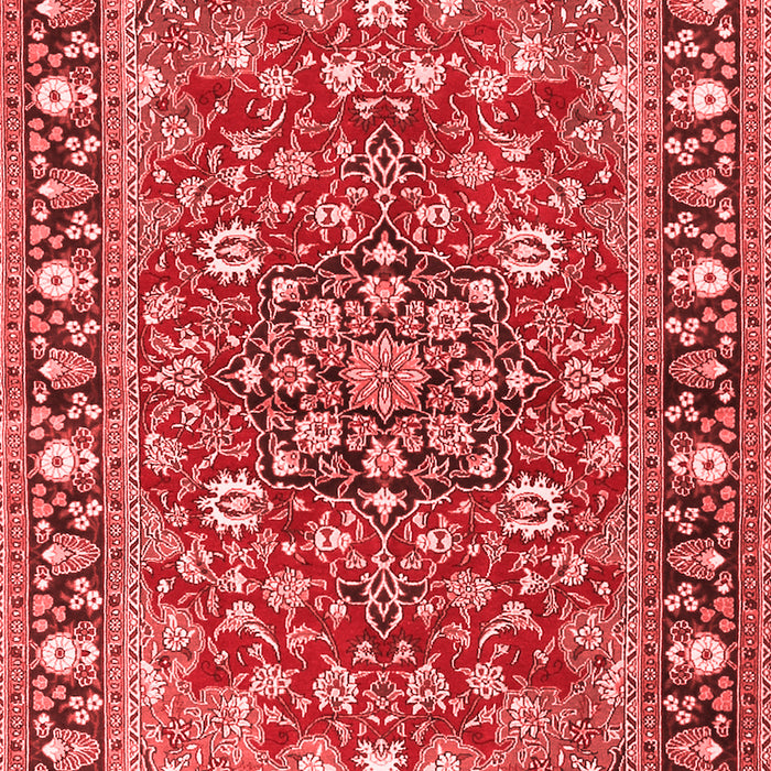 Machine Washable Persian Red Traditional Rug, wshtr2246red