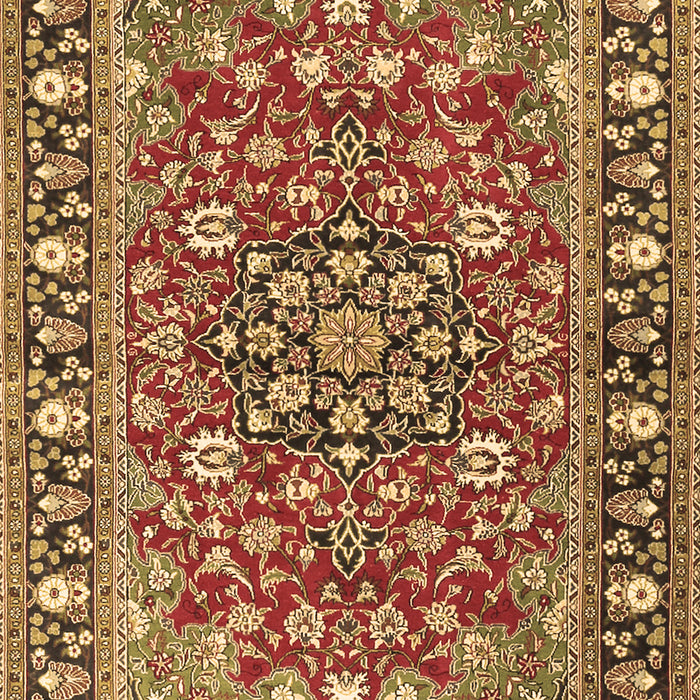 Machine Washable Persian Brown Traditional Rug, wshtr2246brn