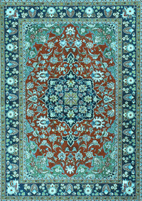 Persian Light Blue Traditional Rug, tr2246lblu