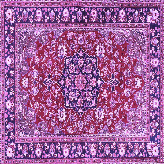 Square Persian Purple Traditional Rug, tr2246pur