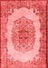 Medallion Red Traditional Area Rugs