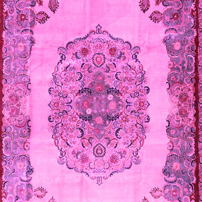Medallion Pink Traditional Rug, tr2247pnk