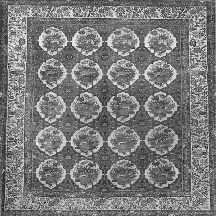 Serging Thickness of Persian Gray Traditional Rug, tr2248gry