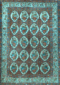 Persian Light Blue Traditional Rug, tr2248lblu