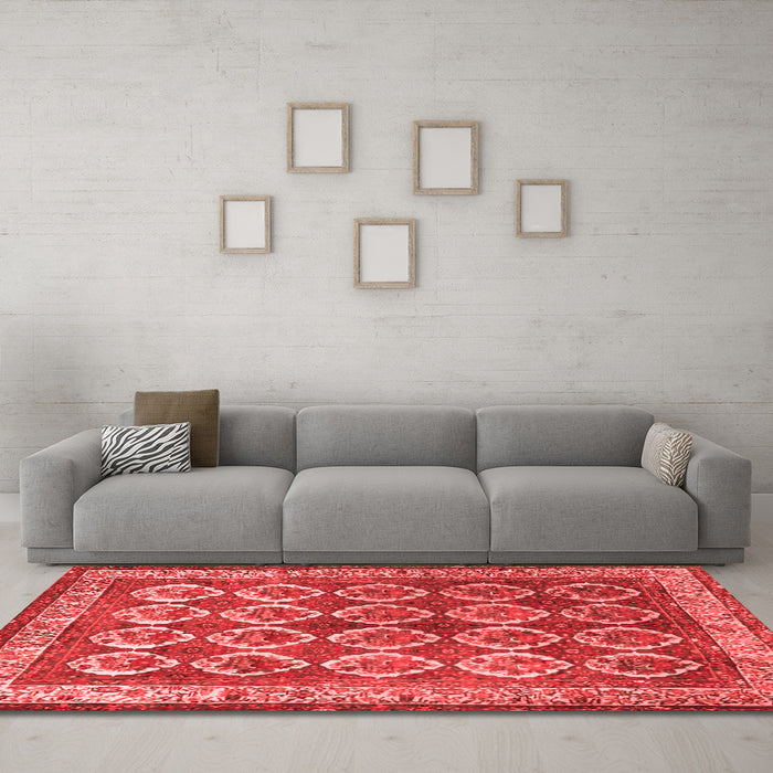 Traditional Red Washable Rugs