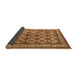 Sideview of Persian Brown Traditional Rug, tr2248brn