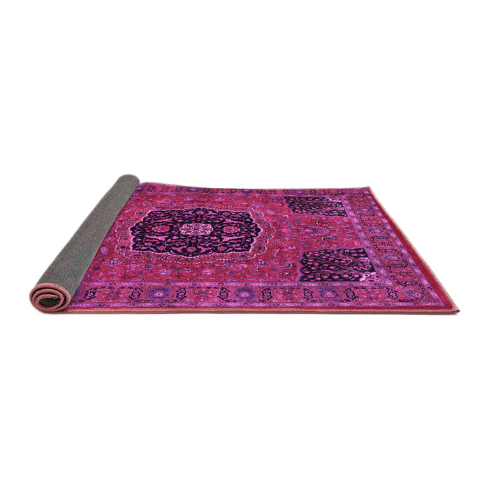Sideview of Persian Pink Traditional Rug, tr2249pnk