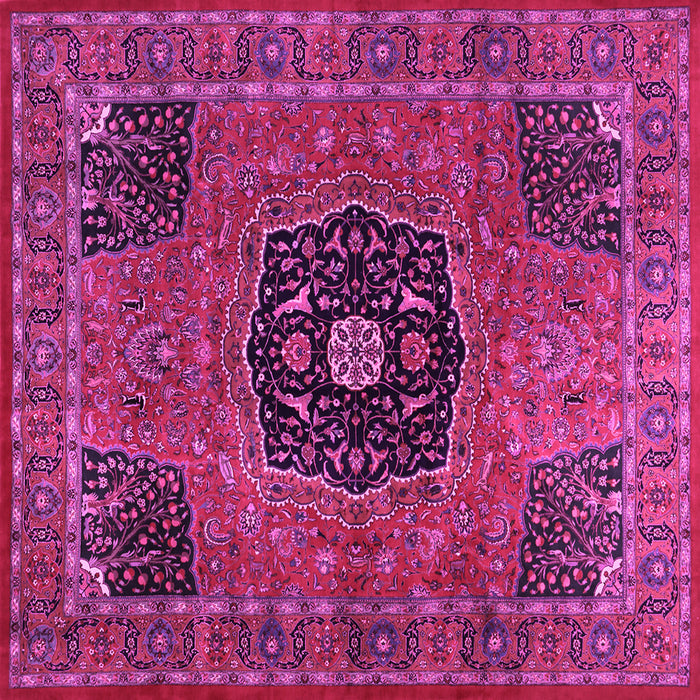 Square Persian Pink Traditional Rug, tr2249pnk