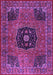 Machine Washable Persian Purple Traditional Area Rugs, wshtr2249pur