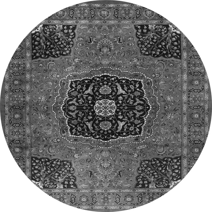 Square Persian Gray Traditional Rug, tr2249gry