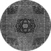 Square Persian Gray Traditional Rug, tr2249gry