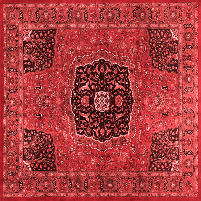 Machine Washable Persian Red Traditional Rug, wshtr2249red