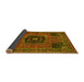Sideview of Persian Yellow Traditional Rug, tr2249yw