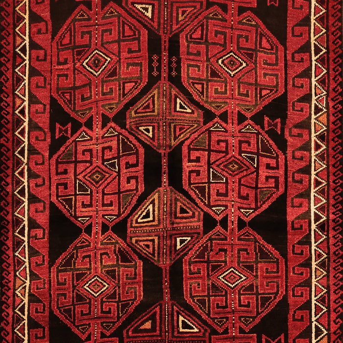 Serging Thickness of Machine Washable Persian Orange Traditional Area Rugs, wshtr224org