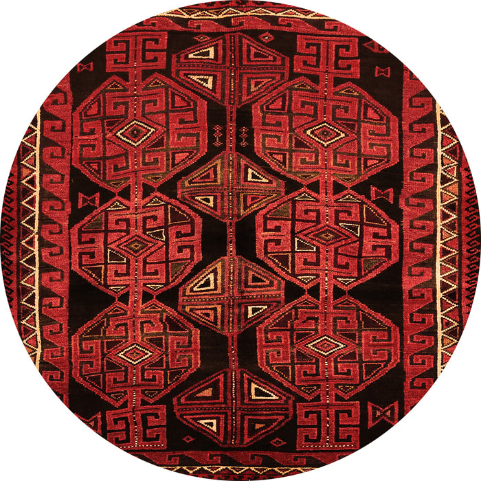 Square Persian Orange Traditional Rug, tr224org