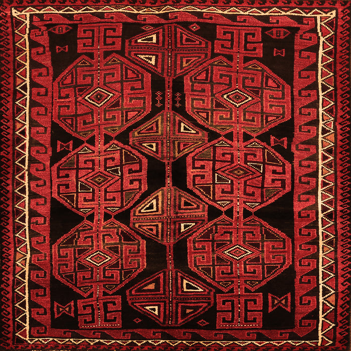 Serging Thickness of Persian Orange Traditional Rug, tr224org